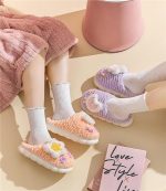 Panihari Warm Slipper for Women's Fur Closed Toe Intresting Star Winter Fashion for House & Bedroom Home Indoor Outdoor Sandals (1 Pair) - Image 3