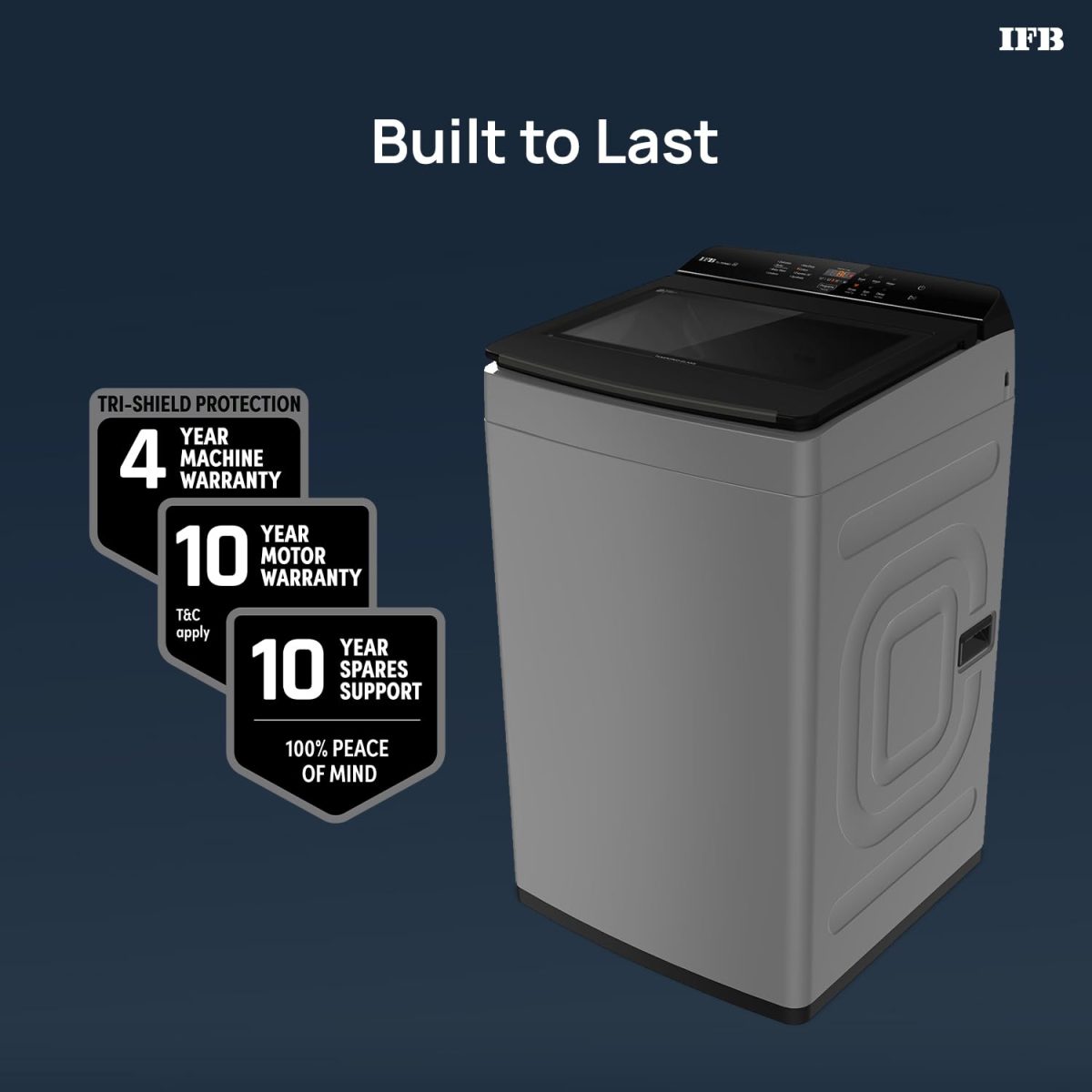 IFB 7 Kg 5 Star with Deep Clean Technology Powered by AI, Fully Automatic Top Load Washing Machine (TL701MG1, ActivMix, Aqua Energie, Med Grey) - Image 11