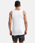 Jockey 8816 Men's Super Combed Cotton Round Neck Slim Fit Sleeveless Vest with Extended Length for Easy Tuck - Image 3