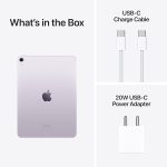 Apple iPad Air 11″ (M2): Liquid Retina Display, 256GB, Landscape 12MP Front Camera / 12MP Back Camera, Wi-Fi 6E + 5G Cellular with eSIM, Touch ID, All-Day Battery Life — Purple - Image 6