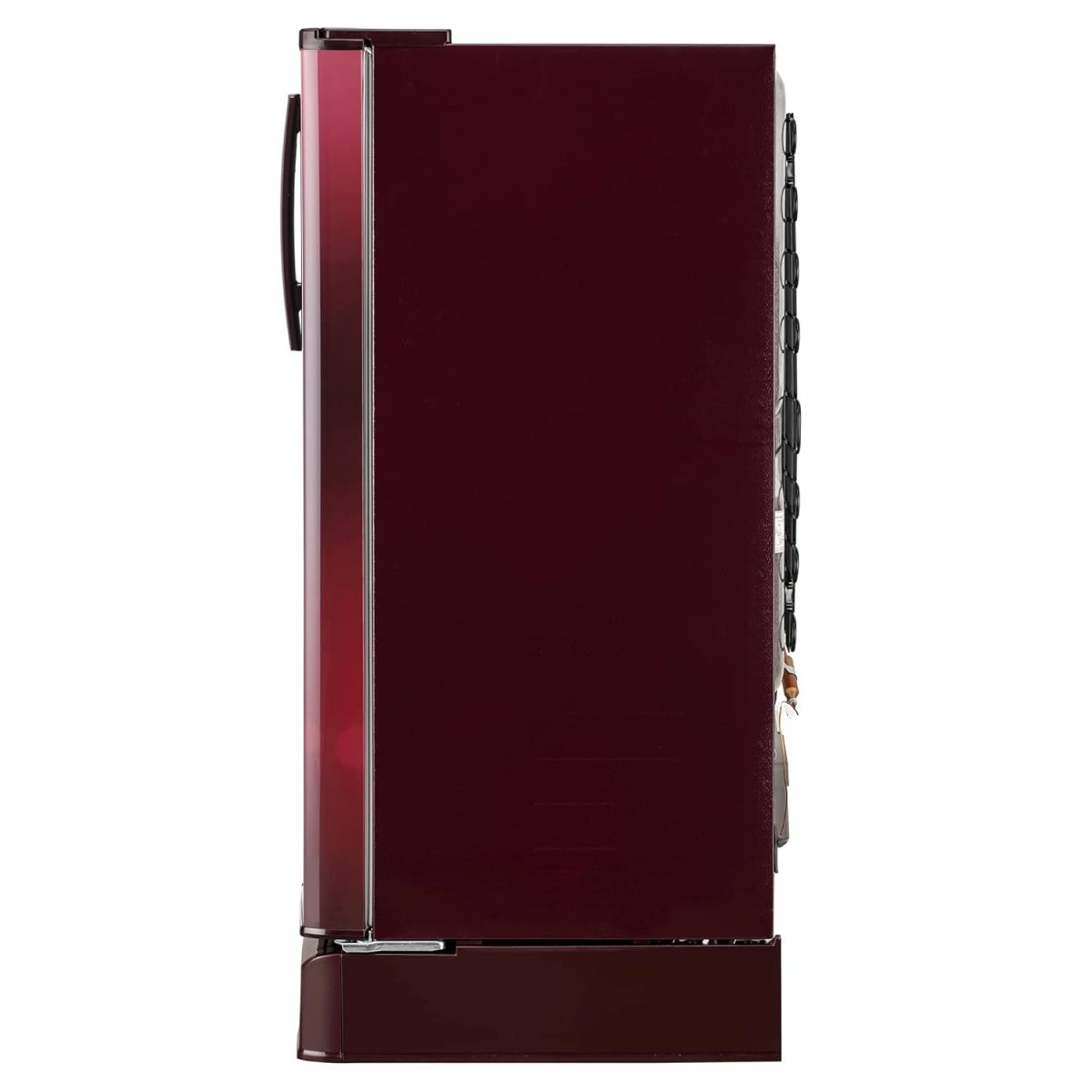 LG 185 L 4 Star Inverter Direct-Cool Single Door Refrigerator (GL-D199OSEY, Scarlet Euphoria, Base stand with drawer) - Image 14