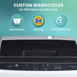 Haier 6 kg 5 Star Oceanus Wave Drum Washing Machine Fully Automatic Top Load (HWM60-AE, Moonlight Silver) - Image 3