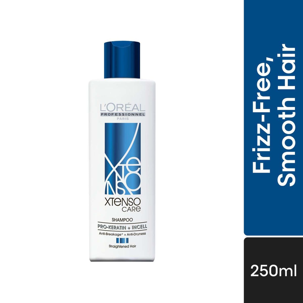 L'Oréal Professionnel Xtenso Care Shampoo for Frizz-Free, Smooth & Manageable Hair 250ml | Enriched with Pro Keratin & Incell | For Men & Women | Unruly, Unmanageable Hair - Image 9