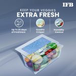 IFB 197L 5 Star Direct Cool Single Door Refrigerator (IFBDC-2235DBSE, Brush Grey, Advanced Inverter Compressor, Extraordinary Storage with Humidity Controller) - Image 5