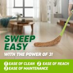 Scotch-Brite No-Dust Broom, Long handle, Easy floor cleaning (Multi-use) - Image 2