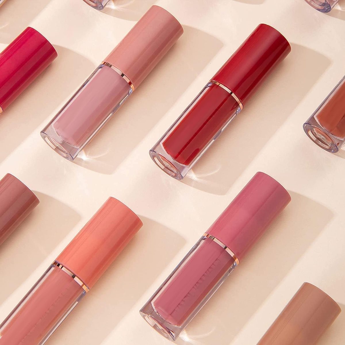 Swizhuda Handaiyan Lipstick Set of 12 Matte Velvet Mini Liquid Lipstick Set for Women - Image 3
