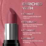 RENEE Prime Matte Lipstick - Vintage Rose, Lightweight & Long-Lasting Formula, Creamy Matte Finish, One Swipe Application, Non-Drying, Vitamin E Infused, 4.5Gm - Image 4