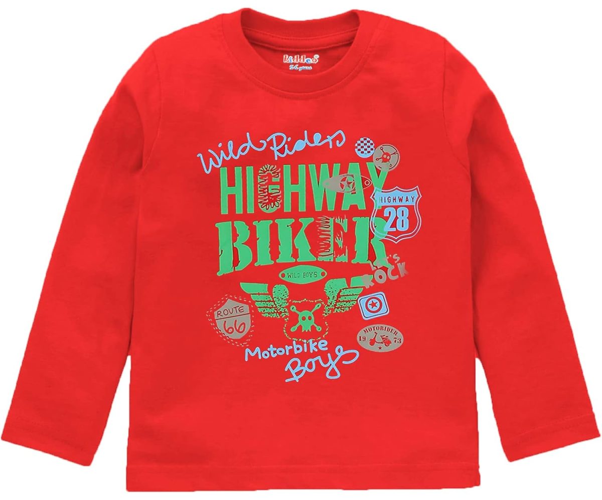 kiddeo Boys Full Sleeve t Shirts (Pack of 6) - Image 4