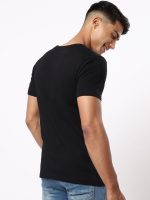 Bewakoof Men's Printed 100% Cotton T-Shirt - Regular Fit, Round Neck, Half Sleeves - Image 4