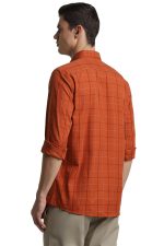 Peter England Men's Checkered Casual Everyday Full Sleeve Shirt | 100% Cotton - Image 3