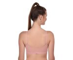 Bold Bliss Cotton Sports Bra for Women/Gym/Yoga/Workout Bra Non Padded Wire Free Full Coverage with Adjustable Straps (Pack of 3) (Gray, Pink, Green) - Image 6