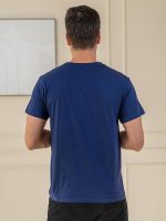 Lux Cozi Half Sleeves Round Neck Regular Fit T-Shirt for Men|Round Neck Casual T-Shirt for Men - Image 5