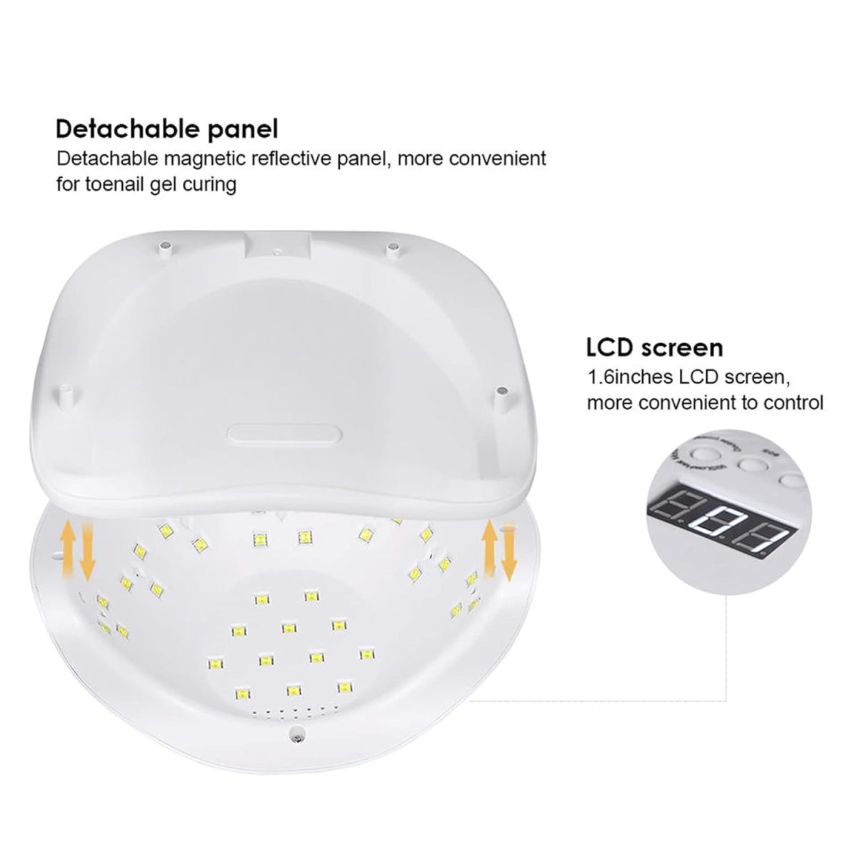 Trendy Look Professional UV Lamp for Nail Paint | Nail Paint Dryer Machine for Quick Drying | UV Nail Polish Dryer | 48 W - Image 4