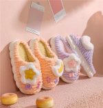 Panihari Warm Slipper for Women's Fur Closed Toe Intresting Star Winter Fashion for House & Bedroom Home Indoor Outdoor Sandals (1 Pair) - Image 5