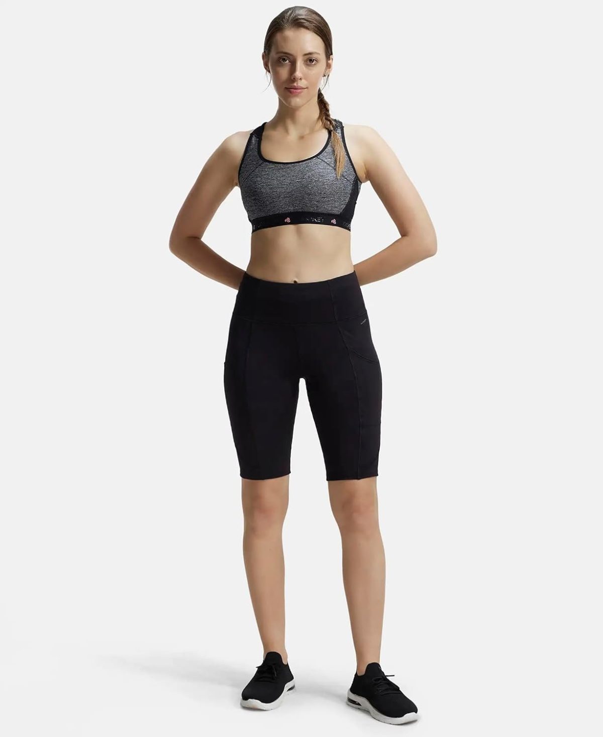 Jockey MW81 Women's Microfiber Elastane Stretch Slim Fit Shorts with Side Pockets and Stay Fresh Treatment - Image 4
