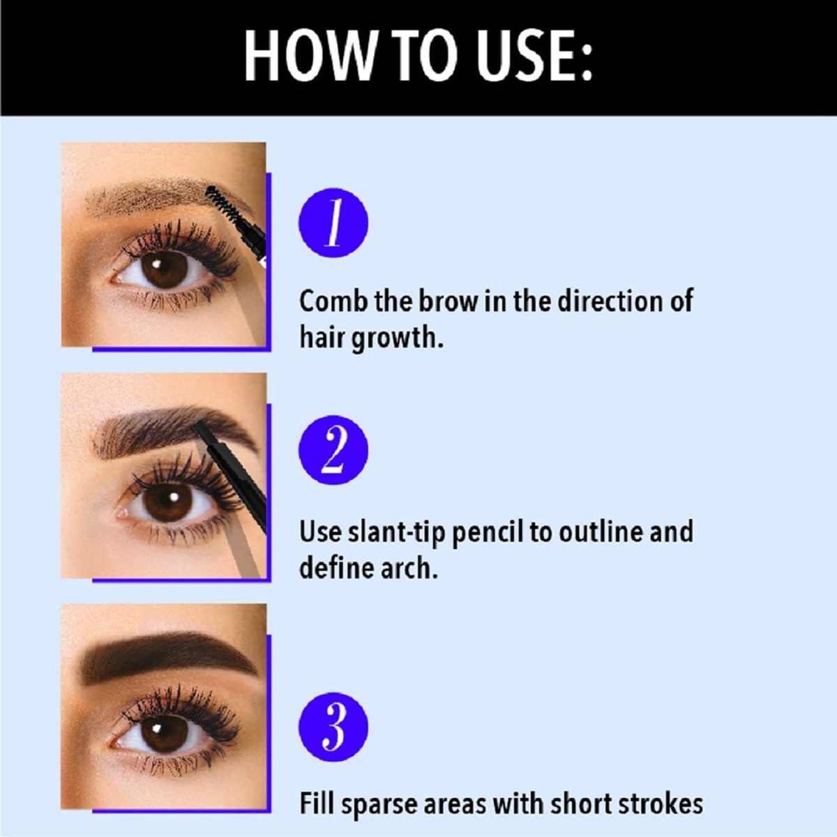 Blue Heaven Artisto Eyebrow Enhancer Pencil & Styler, Honey Brown, 0.30 g - Image 3