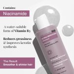 Bare Anatomy Ultra Smoothing Shampoo for Dry and Frizzy Hair | Restores Smoothing & Texture by 37% | Powered By Carbohydrate Complex & Niacinamide | SLS & Paraben Free | Vegan | For Men & Women -250ml - Image 6