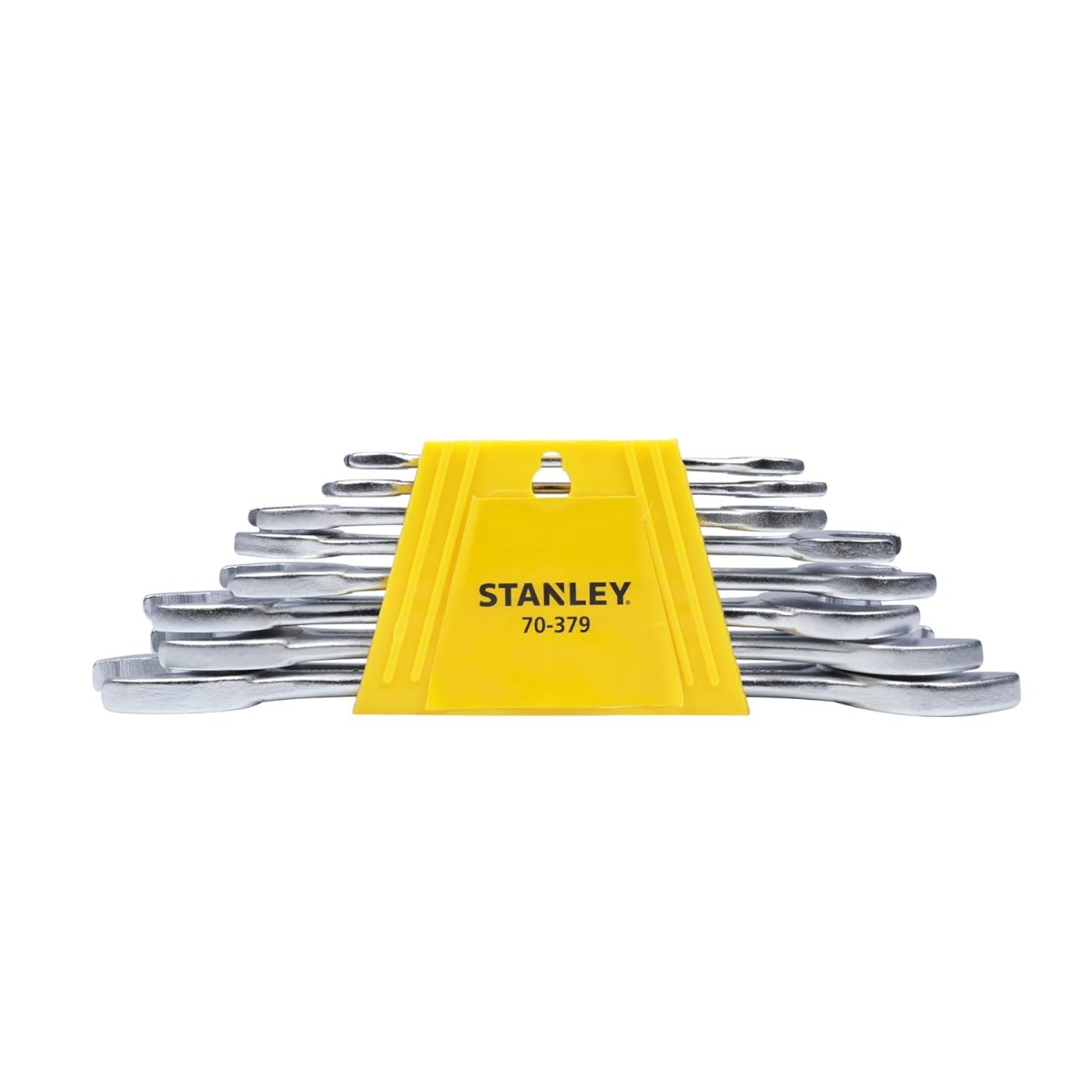 STANLEY 70-379E 8-piece Matte Finish Chrome Vanadium Steel Double Open-End Spanner Set with Maxi-Drive System, Anti-Slip & Anti-Corrosion properties, GREY - Image 3