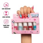 MyGlamm POPxo Makeup - Mini Nail Kit - Vacay - 15ml (Set of 5) | Glossy Nail Polish Set | Long Lasting & High Gloss Effect | Chip Resistant Nail Paints | Cruelty-free & Vegan - Image 2