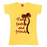 Ezee Sleeves Combo of Girl's Cotton T-Shirt & Top/Half Sleeves T-Shirts for Girls - Pack of 5(Multicolour) - Image 4