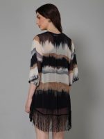 Purys Women's Colorblock Kimono Shrug - Image 4