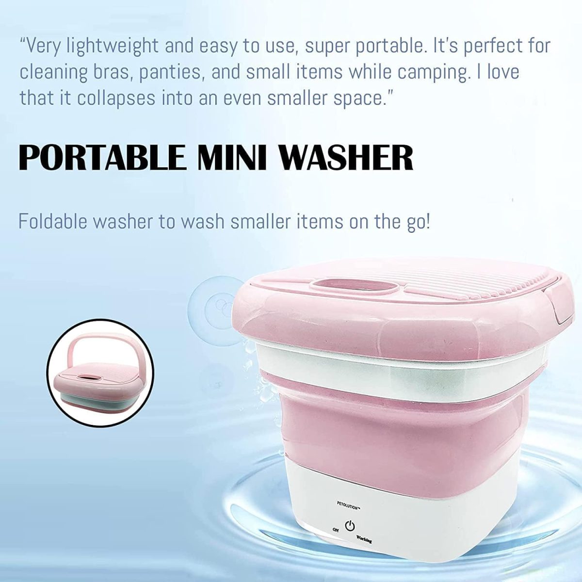 SeMi AuToMaTiC FoLdInG 9L SmAlL MiNi WaShInG MaChInE WiTh DrYeR DeEp CLeAnInG FoR UnDeRwEaR WaShINg MaChInE SeMi AuToMaTiC A11 - Image 9