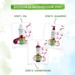 Mamaearth Onion Hair Oil with Onion Oil & Redensyl for Hair Fall Control | Boosts Hair Growth | Adds Strength & Shine | 200 ml - Image 6