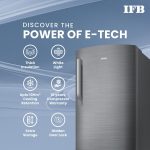IFB 197L 5 Star Direct Cool Single Door Refrigerator (IFBDC-2235DBSE, Brush Grey, Advanced Inverter Compressor, Extraordinary Storage with Humidity Controller) - Image 2