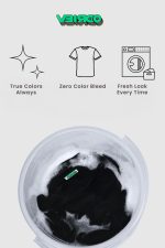 Veirdo® Oversized Baggy Fit Drop Shoulder Half Sleeves Round Neck Solid Pure 100% Cotton T-Shirt for Men (Available in White, Black, Mustard, Maroon, Green, Lilac, Navy, Red Color) - Image 4