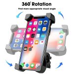 Sounce Waterproof New Bike Phone Mount Anti Shake and Stable 360‚° Rotation Bike Bicycles Accessories for Any Smartphone GPS Other Devices Between 3.5 and 6.5 inches - Image 2