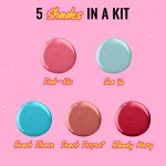 MyGlamm POPxo Makeup - Mini Nail Kit - Vacay - 15ml (Set of 5) | Glossy Nail Polish Set | Long Lasting & High Gloss Effect | Chip Resistant Nail Paints | Cruelty-free & Vegan - Image 3