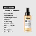 L'Oréal Professionnel Serie Expert Absolut Repair Serum | For dry and damaged hair| Provides softness and shine | With Wheat Oil (90ml) - Image 3