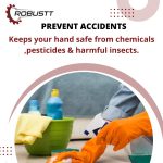 Robustt Heavy Duty Rubber Hand gloves (1 Pair) for Dishwashing, gardening, kitchen cleaning - Image 5