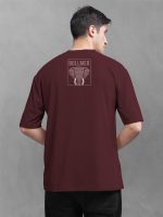 BULLMER Trendy Front and Back Printed Oversized Round Neck T-Shirt for Men - Pack of 2 - Image 4