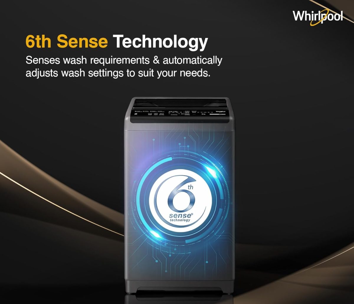 Whirlpool 7 kg Magic Clean 5 Star Fully Automatic Top Load Washing Machine Grey (MAGIC CLEAN 7.0 GENX GREY 5YMW) - Image 5