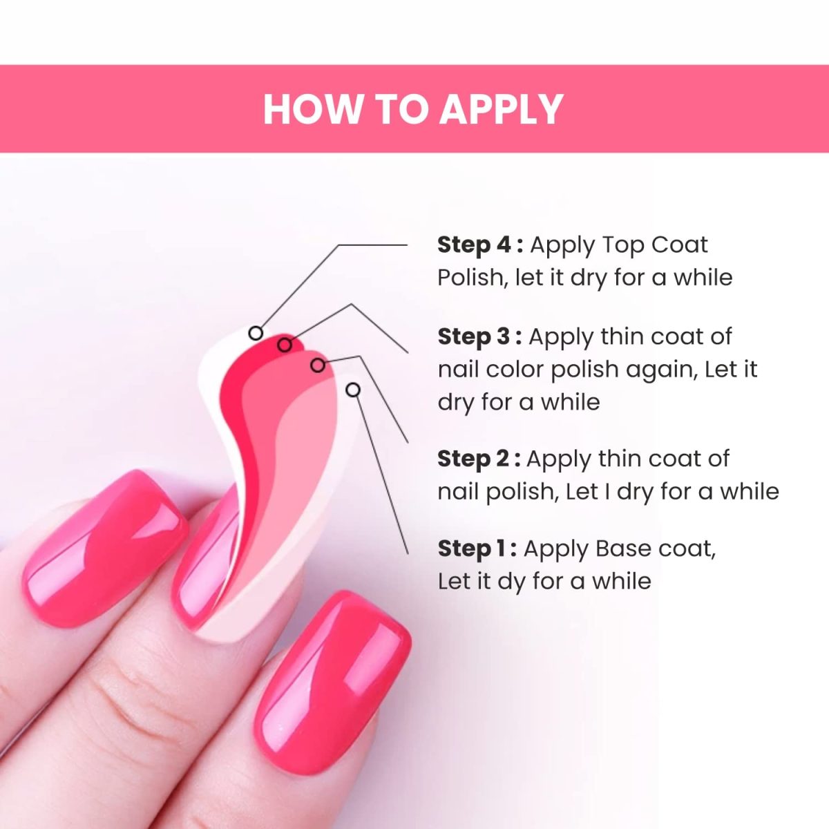 VERYMISS Premium Glossy Nail Polish 6ml | Smooth Application | Quick Drying | Paraben Free | Ultra Long Lasting Nail Paints - Pack of 1 (Grape) - Image 5