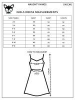 Naughty Ninos Girl's Fit & Flare Above The Knee Printed Fit and Flared Dress - Image 6