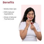 Earth Rhythm Lip and Cheek Tint - Brandy, with Goodness of Pomegranate & Grape Seed Extract, Nourishes & Hydrates Dry Chapped Lips, Blush & Eyeshadow for Women – 5ml - Image 2