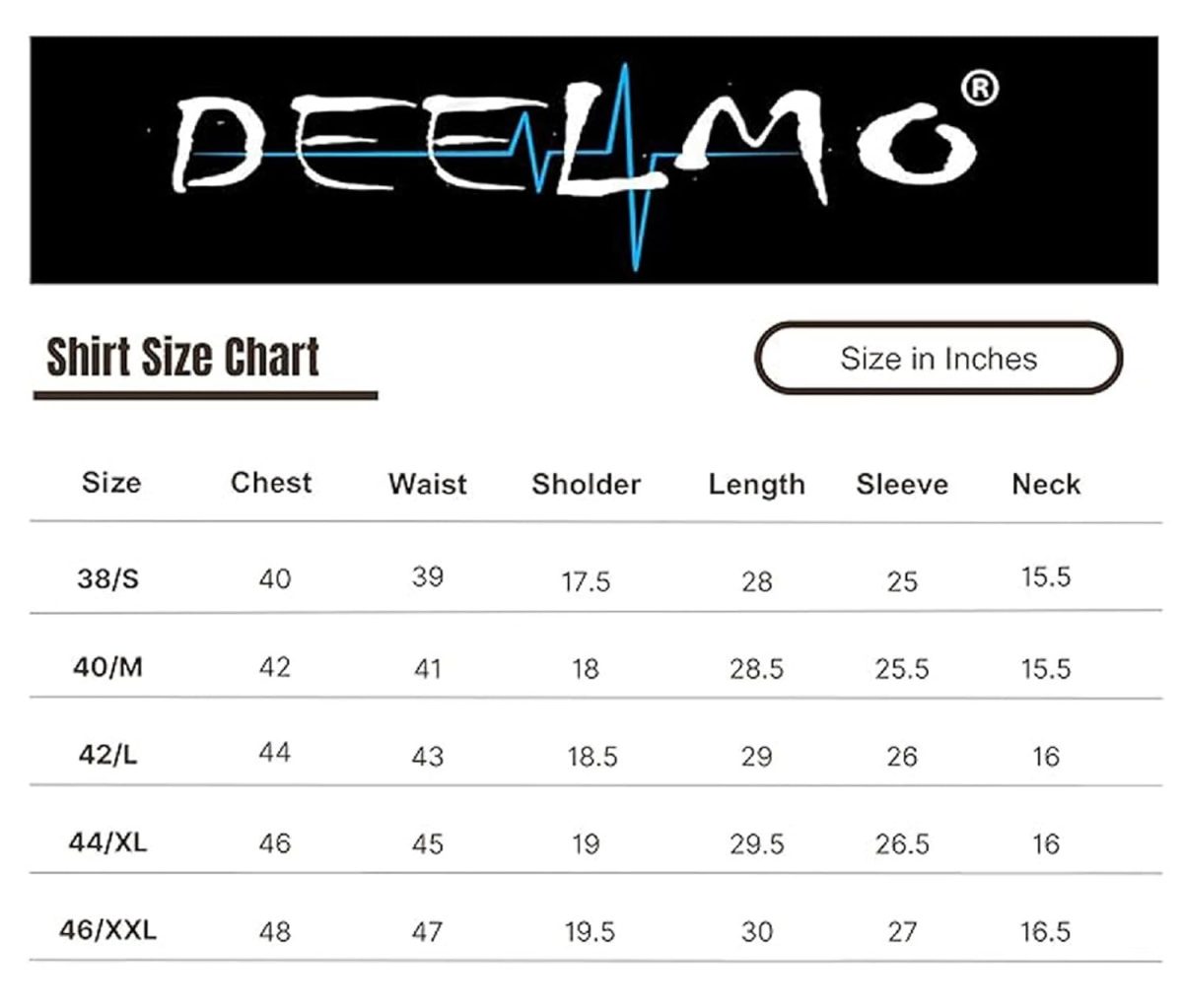 DEELMO Men's Casual Button Down Shirts Long Sleeve Linen Shirt Fashion Textured Beach Summer Shirt - Image 6