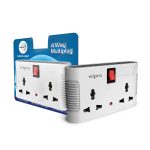 Wipro 4 Way multiplug with 2 Universal sockets [2020 Model], White (NWM0100) - Image 2