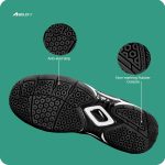 Boldfit Badminton Shoes Shuttle Non Marking Shoes for Badminton Men Light Badminton Shoes for Women & Badminton Shoes Men Breathable Non Marking Shoes for Badminton Anti Skid Pickleball Shoes Black 08 - Image 6