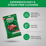 Castrol Microfibre Cloth for Cleaning | 400 GSM Thick Lint & Streak-Free Multipurpose and Reusable Cloth | High Water Absorption and Retention for Effortless Cleaning (Pack of 1, 40x40cm) - Image 4