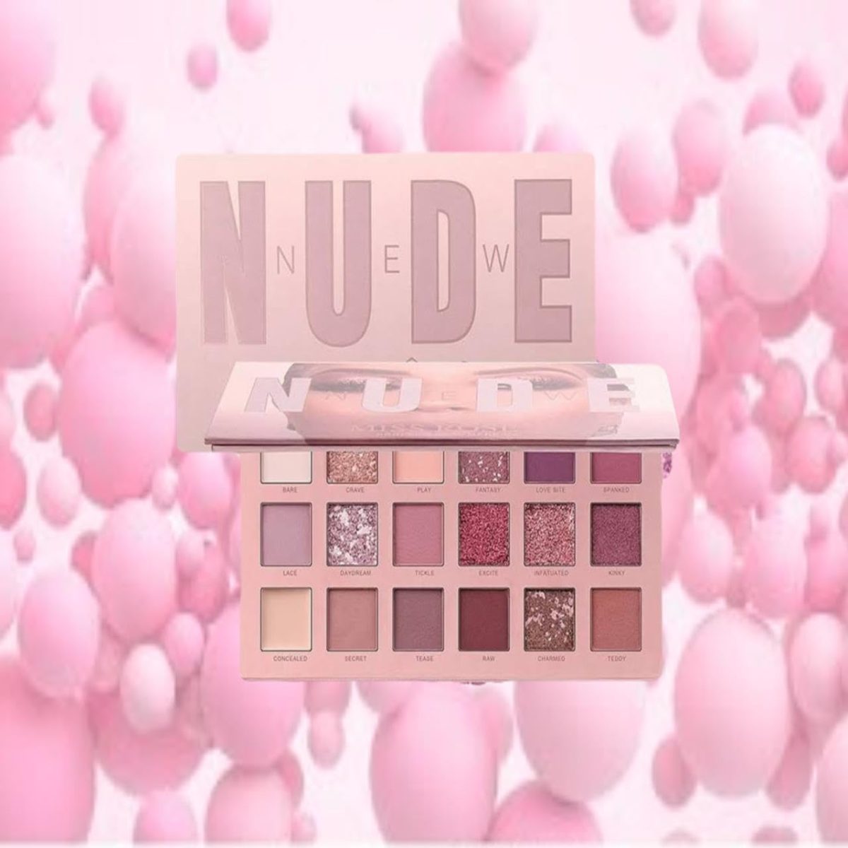 MKSL ® Beauty Eyeshadow Palette With Brush Set Combo Kit Of The Nude Eyeshadow (18 Shades In 1) Matte Eyeshadow Palette With 5 Pcs Eye Shadow, Face Makeup Brush Set, Multicolor - Image 3