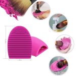 URBANMAC Premium Synthetic Kabuki Foundation Face Powder Blush Eyeshadow Brush Makeup Brush Kit with Blender Sponge and Brush Cleaner (10 pcs, Black/Silver) - Image 4