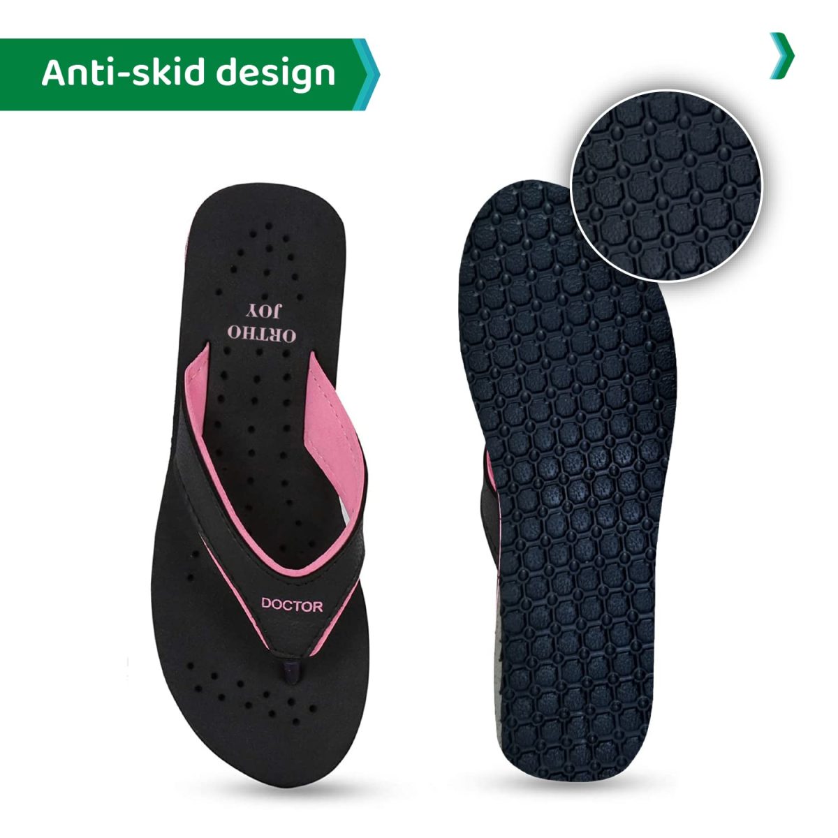 ORTHO JOY Doctor Orthopedic Soft Slippers For Ladies Daily Use/mcr chappals for women/ortho slippers women - Image 8