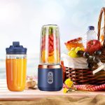 Qlect Portable Blender for Smoothies & Juices | 400ML Compact Jar for Soft Fruits | 40W Motor Crushes Ice | Auto-Stop After 40s | 1800mAh Rechargeable Juicer with Built-in Jar - Image 3