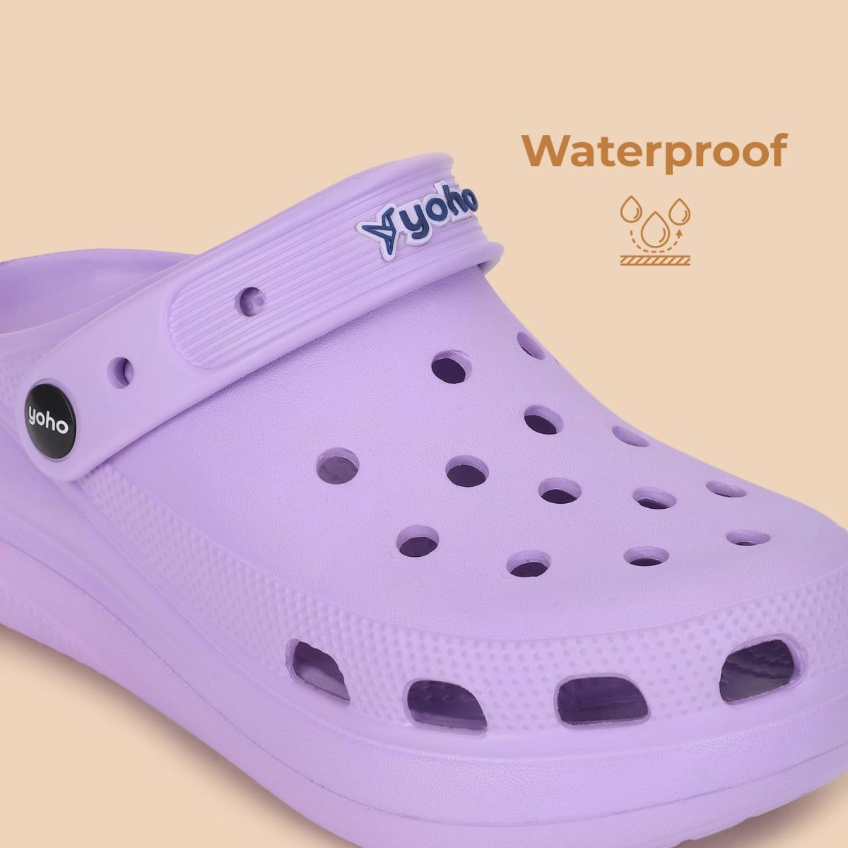 YOHO High Heel Clogs for Women | Cushioned Footwear | Lightweight | Waterproof Clogs for Women - Image 6
