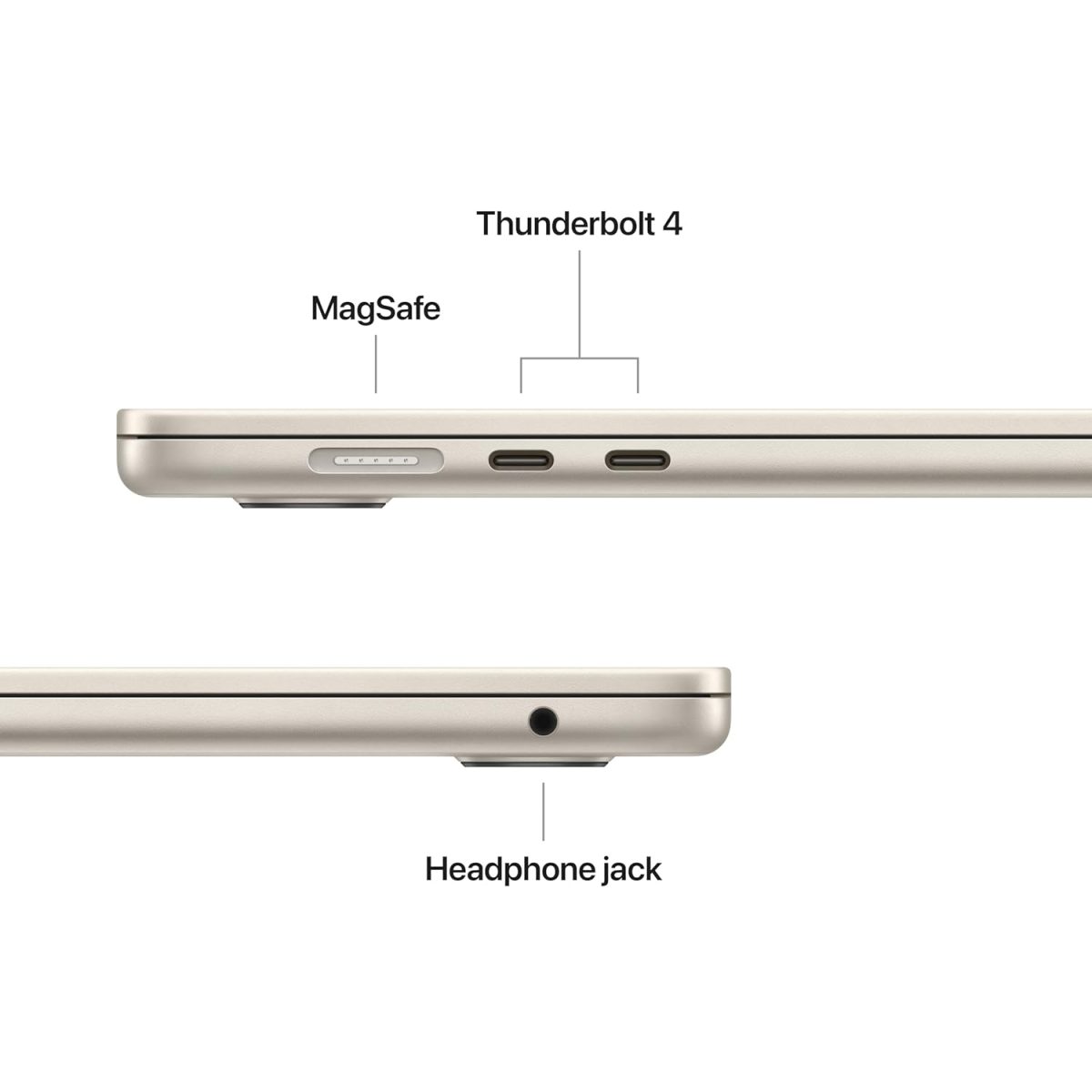 Apple 2025 MacBook Air (15-inch, Apple M4 chip with 10-core CPU and 10-core GPU, 16GB Unified Memory, 256GB) - Starlight - Image 5