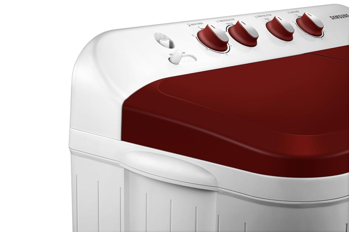 Samsung 7 kg, 5 Star, Semi-Automatic Top Load Washing Machine (WT70C3000RR/TL, Air Turbo Drying, Light Gray) - Image 7