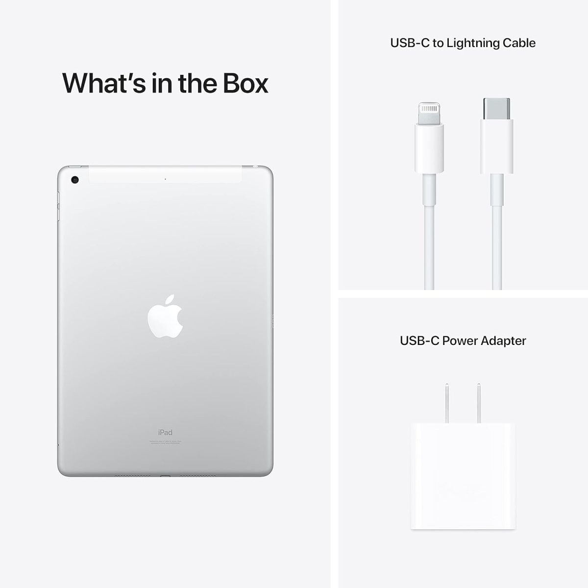 2021 Apple 10.2-inch (25.91 cm) iPad with A13 Bionic chip (Wi-Fi + Cellular, 256GB) - Silver (9th Generation) - Image 9